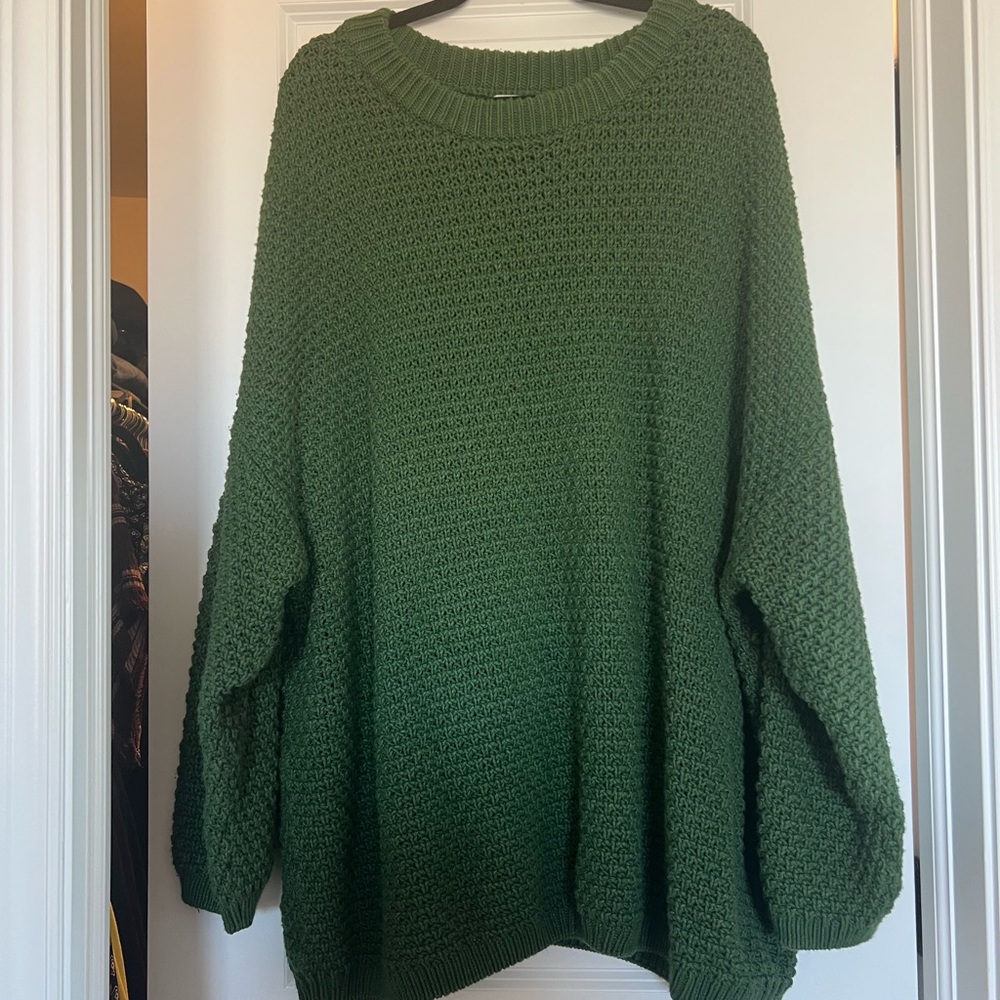 Kelly Green Knit Women's Sweater